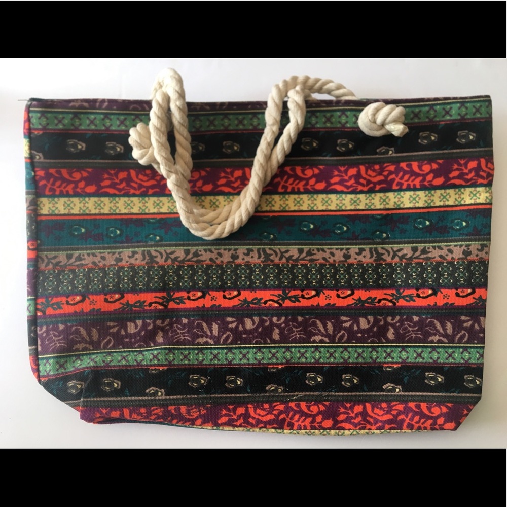 New Multi Color Tote Bag